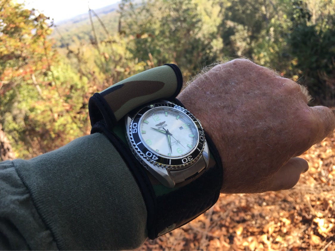 Camo WATCH-ET in the woods